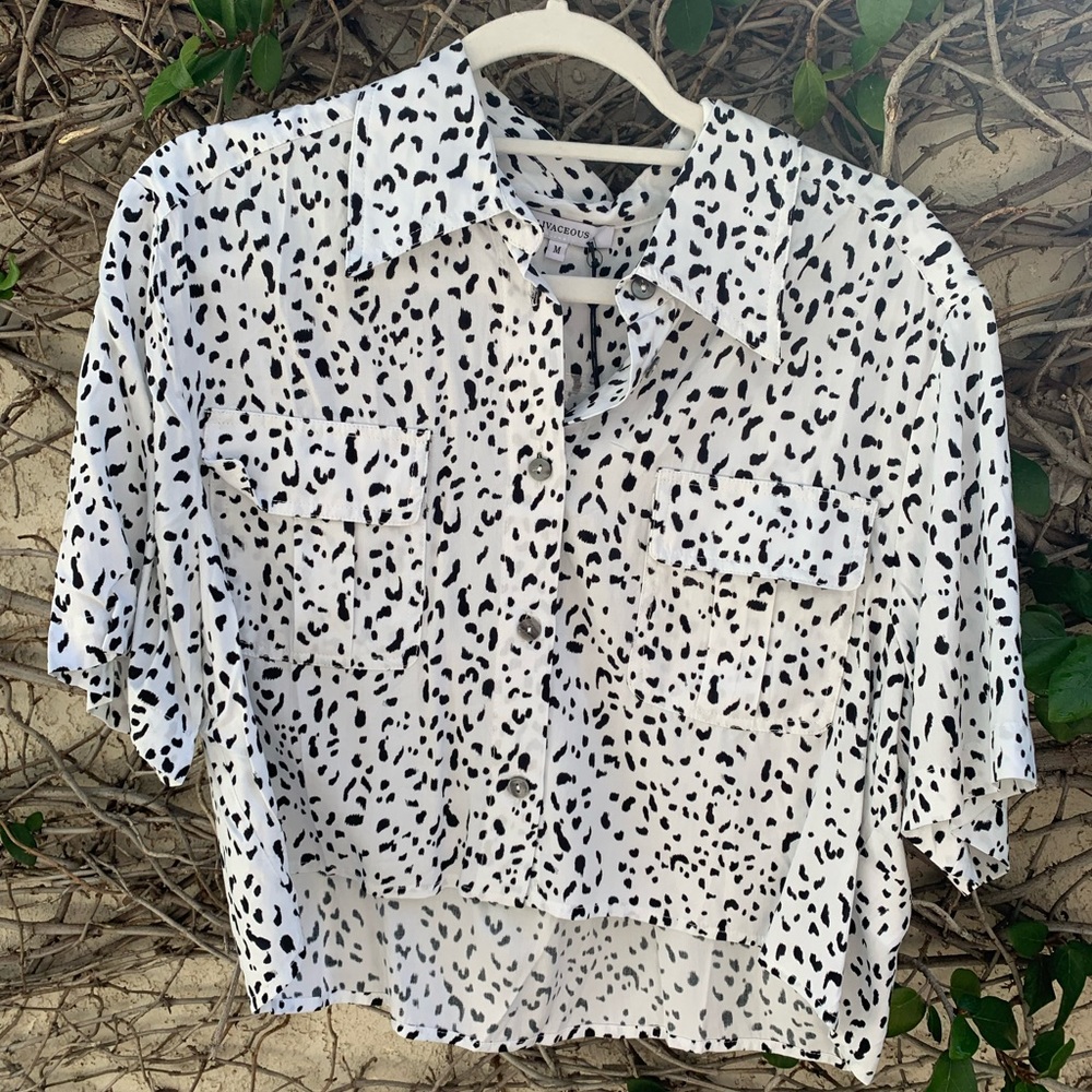 Spotted Blouse